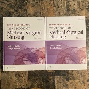 Brunner & Suddarth’s Textbook of Medical-Surgical Nursing 14th Ed. Vol 1 & 2